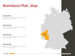 Rheiniland pfalz map powerpoint presentation ppt template