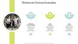 Rhetorical Choices Examples In Powerpoint And Google Slides Cpb