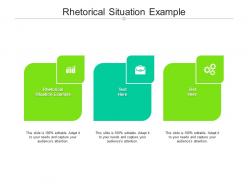 Rhetorical situation example ppt powerpoint presentation ideas smartart cpb