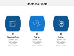 Rhetorical tools ppt powerpoint presentation infographic template graphics cpb