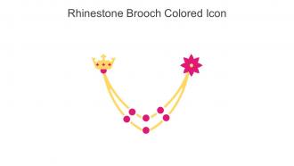 Rhinestone Brooch Colored Icon In Powerpoint Pptx Png And Editable Eps Format