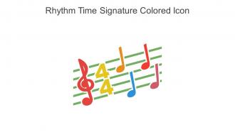 Rhythm Time Signature Colored Icon In Powerpoint Pptx Png And Editable Eps Format