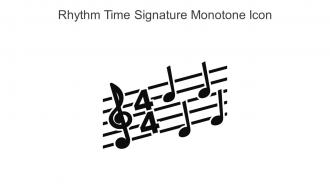 Rhythm Time Signature Monotone Icon In Powerpoint Pptx Png And Editable Eps Format