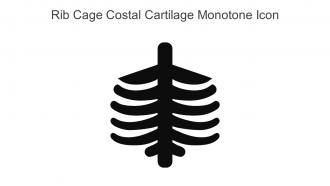 Rib Cage Costal Cartilage Monotone Icon In Powerpoint Pptx Png And Editable Eps Format
