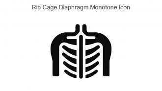 Rib Cage Diaphragm Monotone Icon In Powerpoint Pptx Png And Editable Eps Format