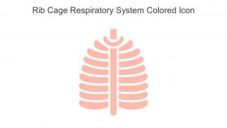 Rib Cage Respiratory System Colored Icon In Powerpoint Pptx Png And Editable Eps Format