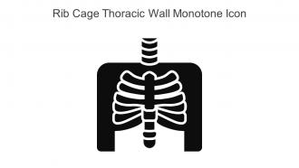 Rib Cage Thoracic Wall Monotone Icon In Powerpoint Pptx Png And Editable Eps Format