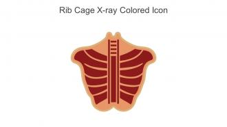 Rib Cage X Ray Colored Icon In Powerpoint Pptx Png And Editable Eps Format