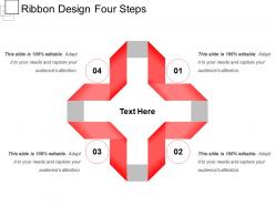 Ribbon design four steps