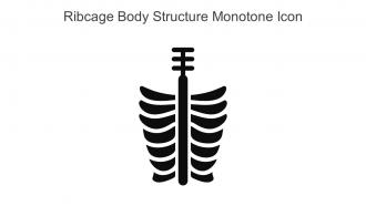 Ribcage Body Structure Monotone Icon In Powerpoint Pptx Png And Editable Eps Format