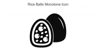 Rice Balls Monotone Icon In Powerpoint Pptx Png And Editable Eps Format