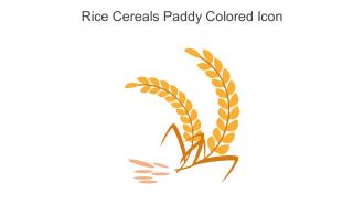 Rice Cereals Paddy Colored Icon In Powerpoint Pptx Png And Editable Eps Format