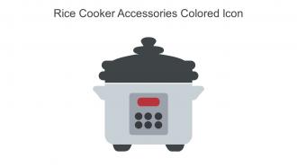 Rice Cooker Accessories Colored Icon In Powerpoint Pptx Png And Editable Eps Format