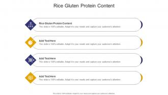 Rice Gluten Protein Content In Powerpoint And Google Slides Cpb