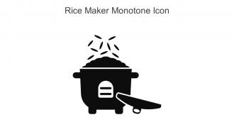 Rice Maker Monotone Icon In Powerpoint Pptx Png And Editable Eps Format