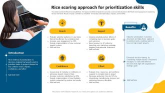 Rice Scoring Approach For Prioritization Skills