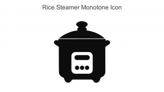 Rice Steamer Monotone Icon In Powerpoint Pptx Png And Editable Eps Format