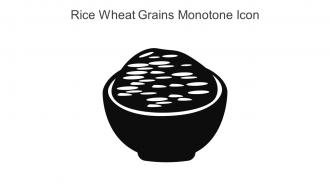 Rice Wheat Grains Monotone Icon In Powerpoint Pptx Png And Editable Eps Format
