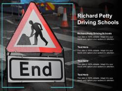 Richard petty driving schools ppt powerpoint presentation gallery design ideas cpb