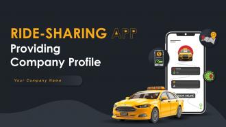 Ride Sharing App Providing Company Profile Powerpoint Presentation Slides CP CD V