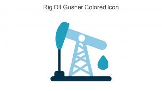 Rig Oil Gusher Colored Icon In Powerpoint Pptx Png And Editable Eps Format