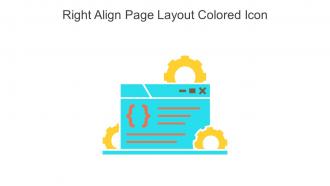Right Align Page Layout Colored Icon In Powerpoint Pptx Png And Editable Eps Format