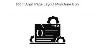 Right Align Page Layout Monotone Icon In Powerpoint Pptx Png And Editable Eps Format