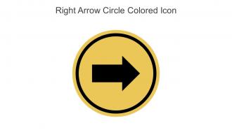 Right Arrow Circle Colored Icon In Powerpoint Pptx Png And Editable Eps Format