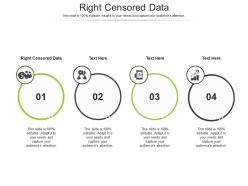 Right censored data ppt powerpoint presentation show gallery cpb