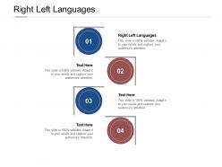 Right left languages ppt powerpoint presentation ideas example introduction cpb