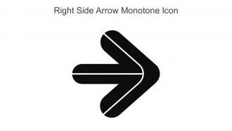 Right Side Arrow Monotone Icon In Powerpoint Pptx Png And Editable Eps Format