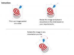 Right target selection for business and sales image graphics for powerpoint