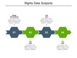 Rights data subjects ppt powerpoint presentation professional visual aids cpb