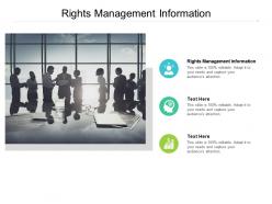 Rights management information ppt powerpoint presentation gallery clipart images cpb
