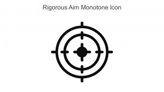 Rigorous Aim Monotone Icon In Powerpoint Pptx Png And Editable Eps Format