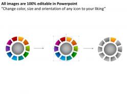 Ring chart diagram 10 stages powerpoint slides and ppt templates 0412