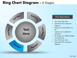 Ring chart diagram 6 stages 25