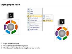 Ring chart diagram 6 stages powerpoint slides and ppt templates 0412