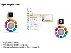 Ring chart diagram 9 stages powerpoint slides and ppt templates 0412