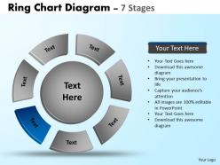 Ring chart diagram process ppt templates 8