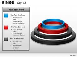 Ring chart diagram style 2 powerpoint slides and ppt templates 0412