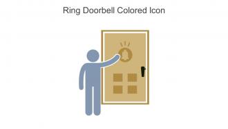 Ring Doorbell Colored Icon In Powerpoint Pptx Png And Editable Eps Format