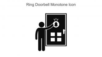 Ring Doorbell Monotone Icon In Powerpoint Pptx Png And Editable Eps Format