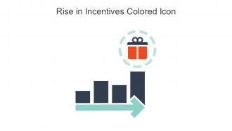 Rise In Incentives Colored Icon In Powerpoint Pptx Png And Editable Eps Format