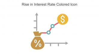 Rise In Interest Rate Colored Icon In Powerpoint Pptx Png And Editable Eps Format