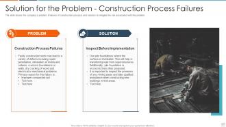 Rise in issues in construction prjoects case competition solution for the problem construction