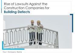 Rise of lawsuits against the construction companies for building defects complete deck