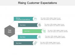 Rising customer expectations ppt powerpoint presentation ideas format cpb