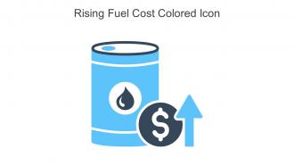 Rising Fuel Cost Colored Icon In Powerpoint Pptx Png And Editable Eps Format