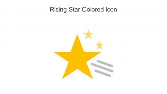 Rising Star Colored Icon In Powerpoint Pptx Png And Editable Eps Format